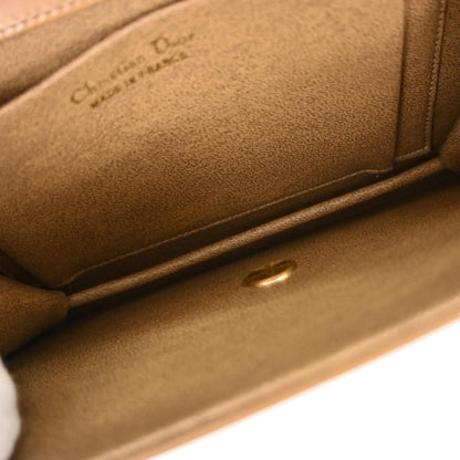 Christian Dior Brown Leather Shoulder Bag