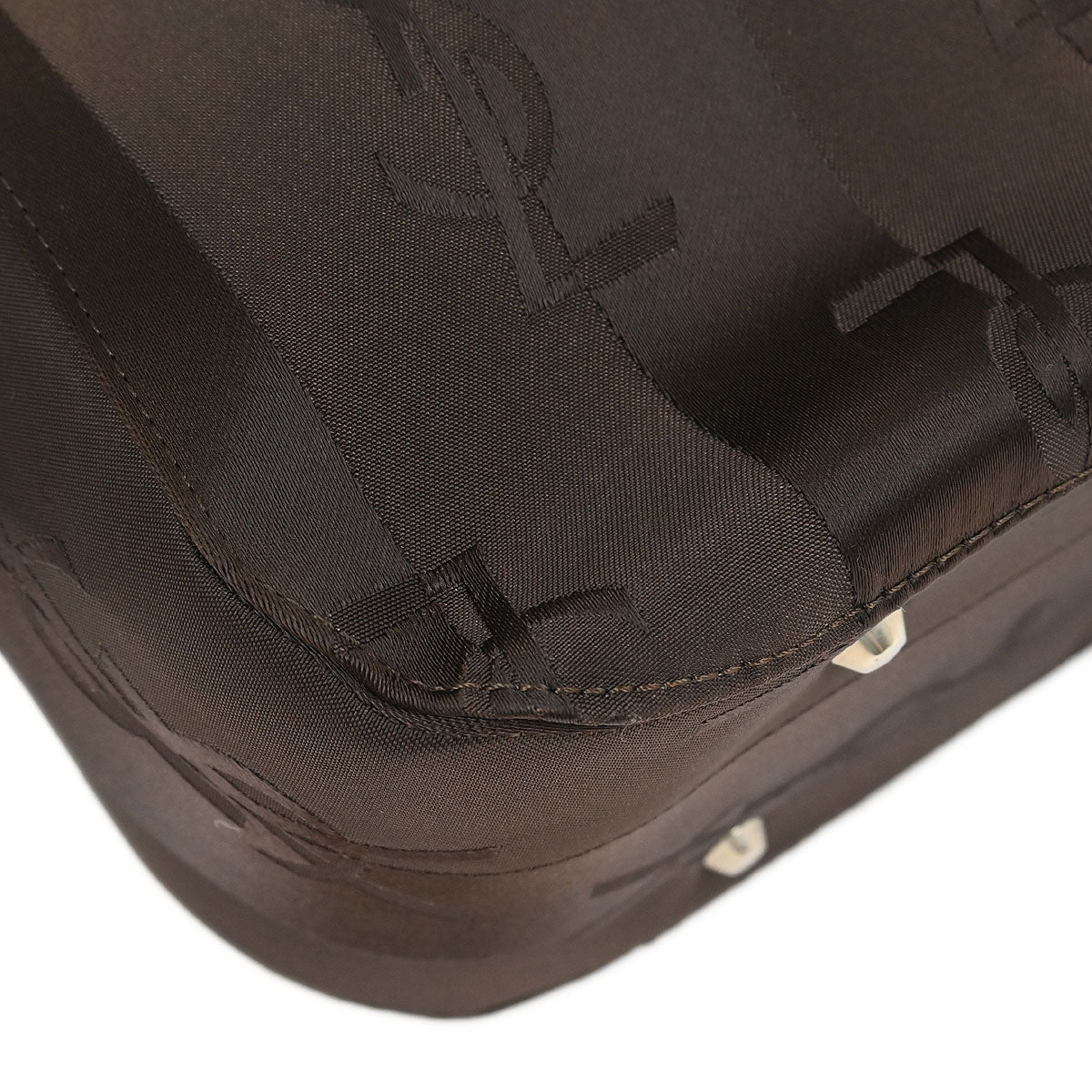 Yves Saint Laurent Brown Nylon Handbag