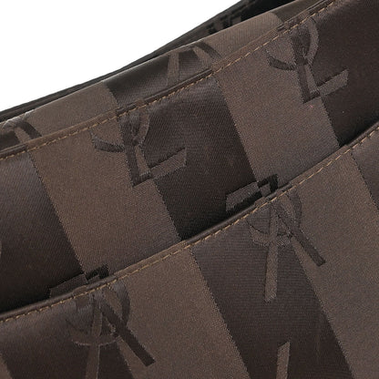 Yves Saint Laurent Brown Nylon Handbag