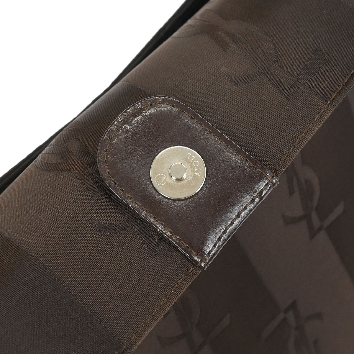 Yves Saint Laurent Brown Nylon Handbag