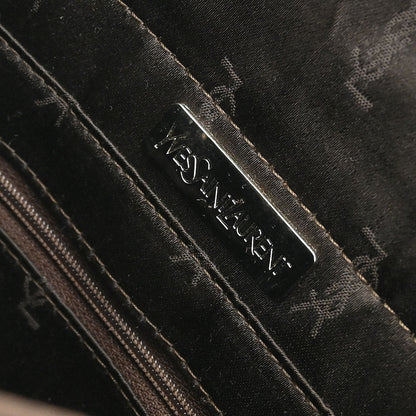 Yves Saint Laurent Brown Nylon Handbag
