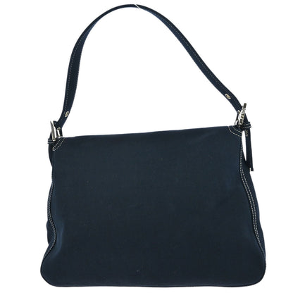 Fendi Navy Canvas Mamma Baguette Handbag