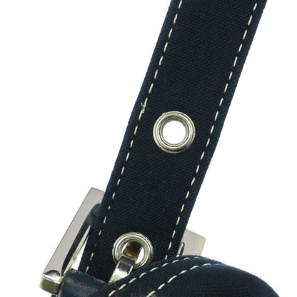 Fendi Navy Canvas Mamma Baguette Handbag