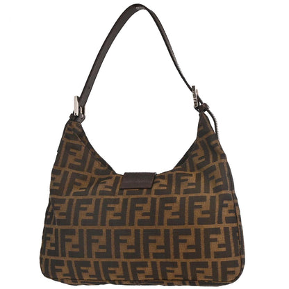 Fendi Brown Canvas Zucca Handbag