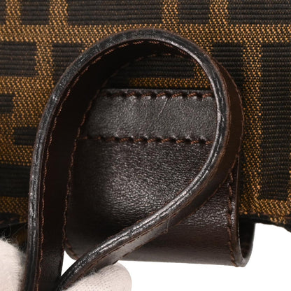 Fendi Brown Canvas Zucca Handbag