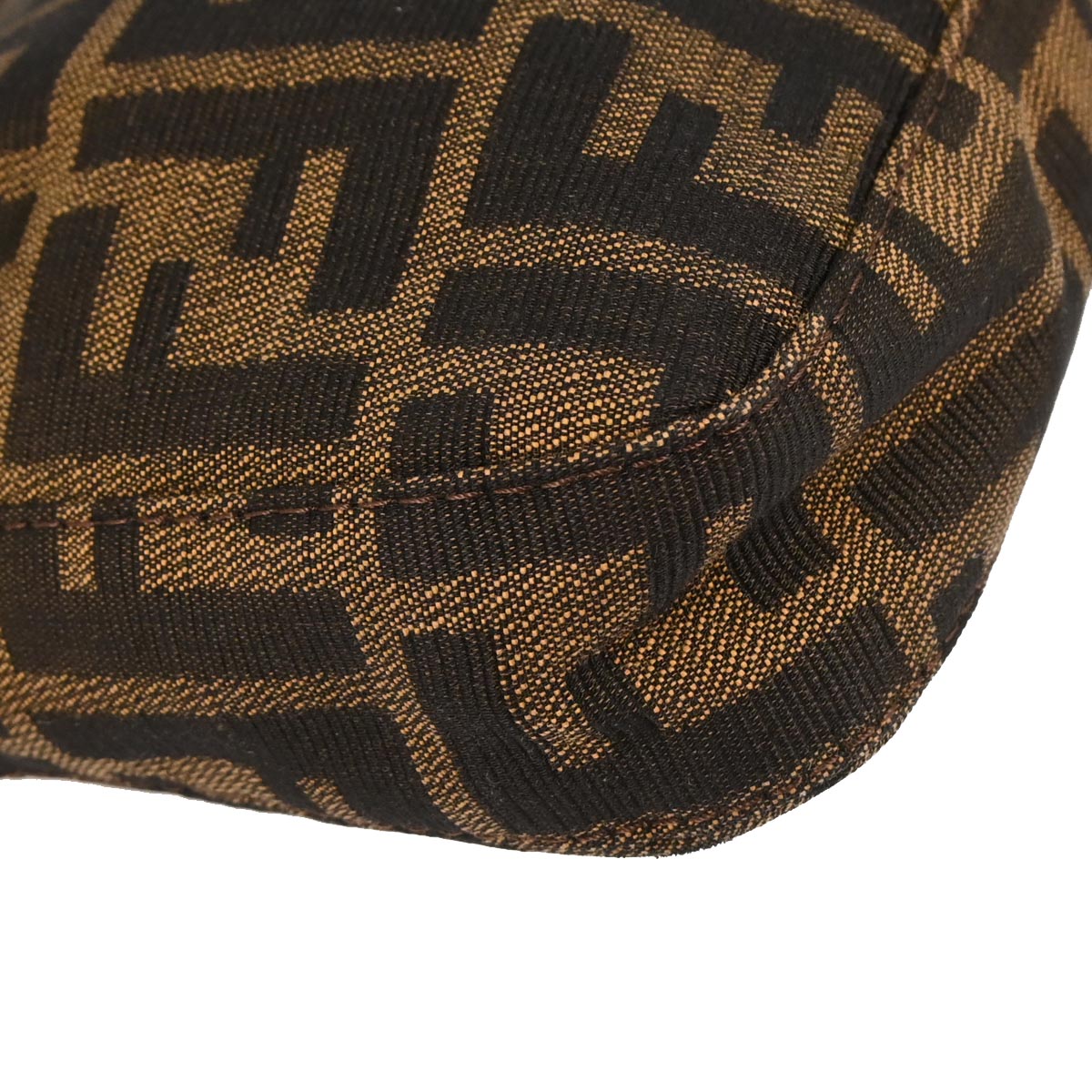 Fendi Brown Canvas Zucca Handbag