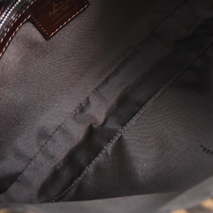 Fendi Brown Canvas Zucca Handbag