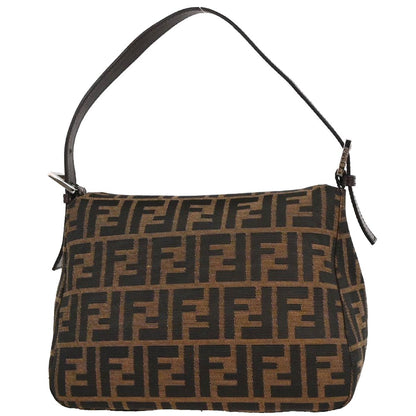Fendi Brown Canvas Zucca Handbag