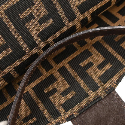 Fendi Brown Canvas Zucca Handbag