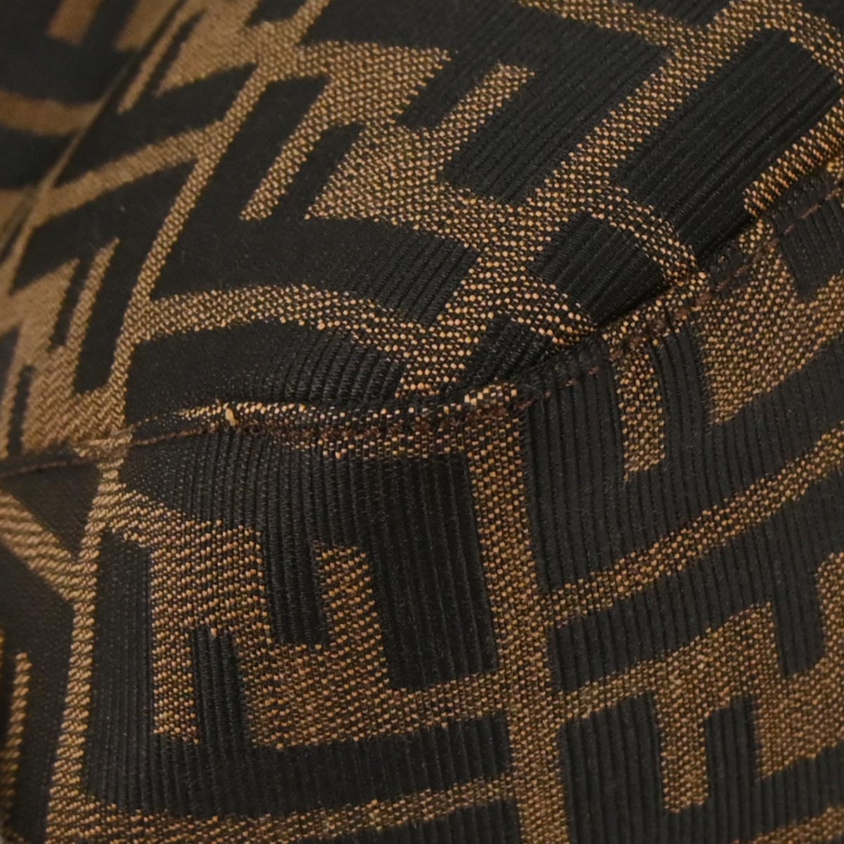 Fendi Brown Canvas Zucca Handbag