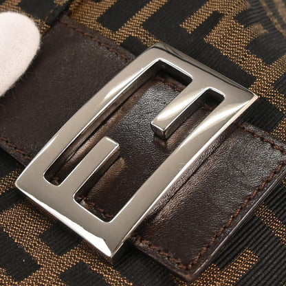 Fendi Brown Canvas Zucca Handbag