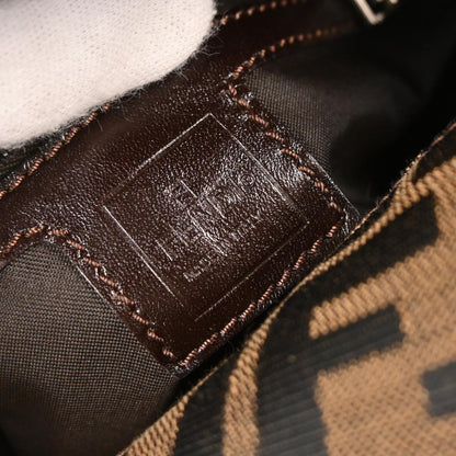 Fendi Brown Canvas Zucca Handbag