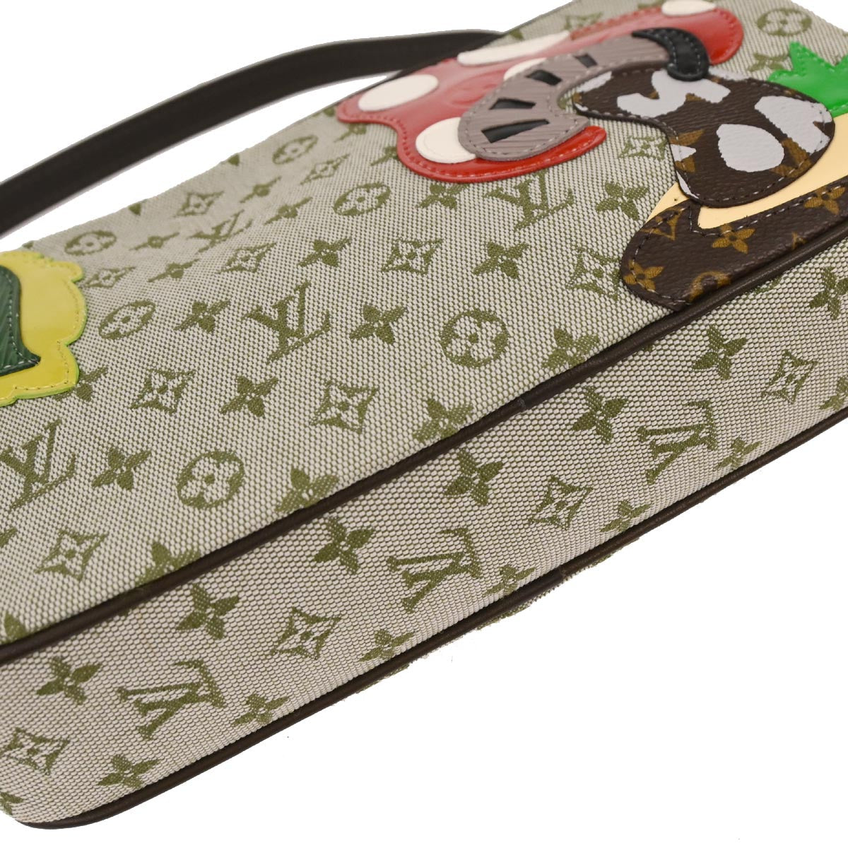 Louis Vuitton Monogram Green Pochette Conte De Fees Handbag M92274