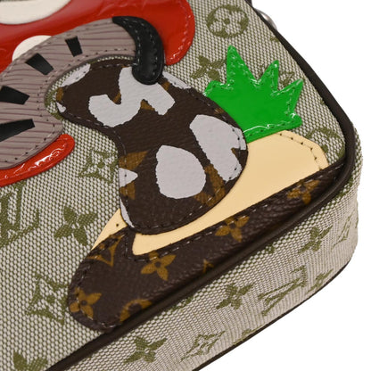 Louis Vuitton Monogram Green Pochette Conte De Fees Handbag M92274