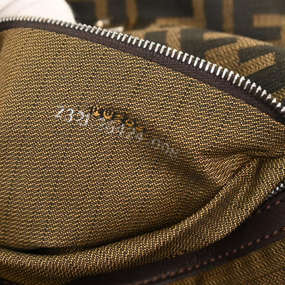 Fendi Brown Canvas Zucca Baguette Handbag