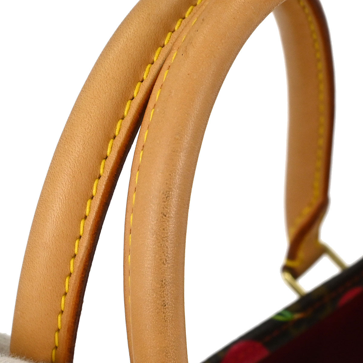 Louis Vuitton Monogram Cherry Sac Plat Tote Handbag M95010