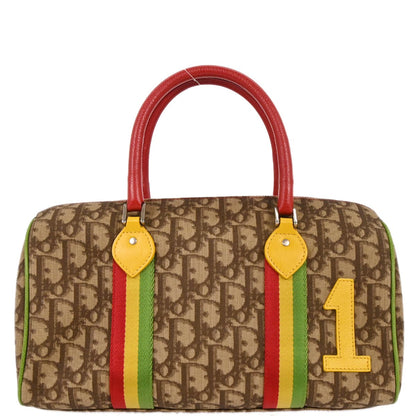 Christian Dior Brown Rasta-Color PVC Trotter Handbag