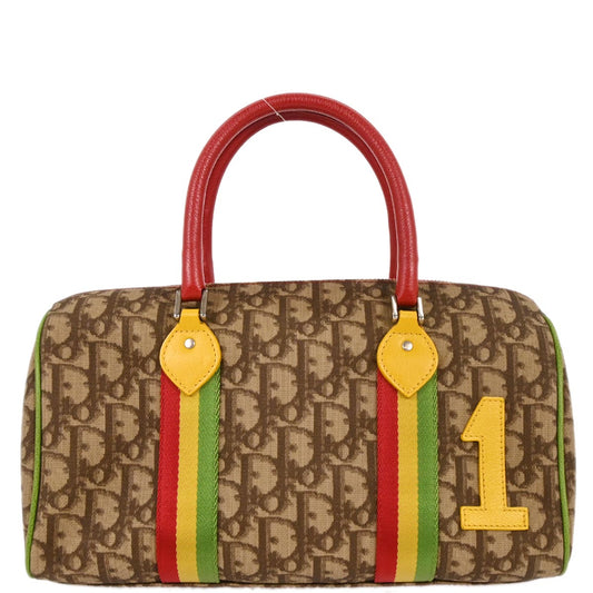 Christian Dior Brown Rasta-Color PVC Trotter Handbag