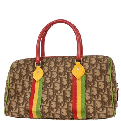 Christian Dior Brown Rasta-Color PVC Trotter Handbag