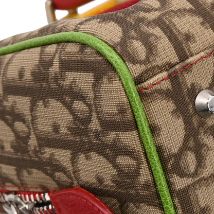 Christian Dior Brown Rasta-Color PVC Trotter Handbag