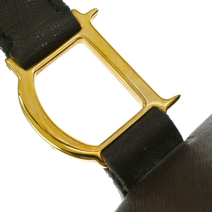 Christian Dior Brown Leather Duffle Handbag