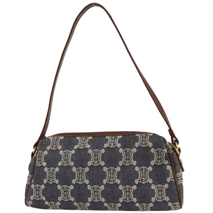 Celine * Indigo Denim Macadam Handbag