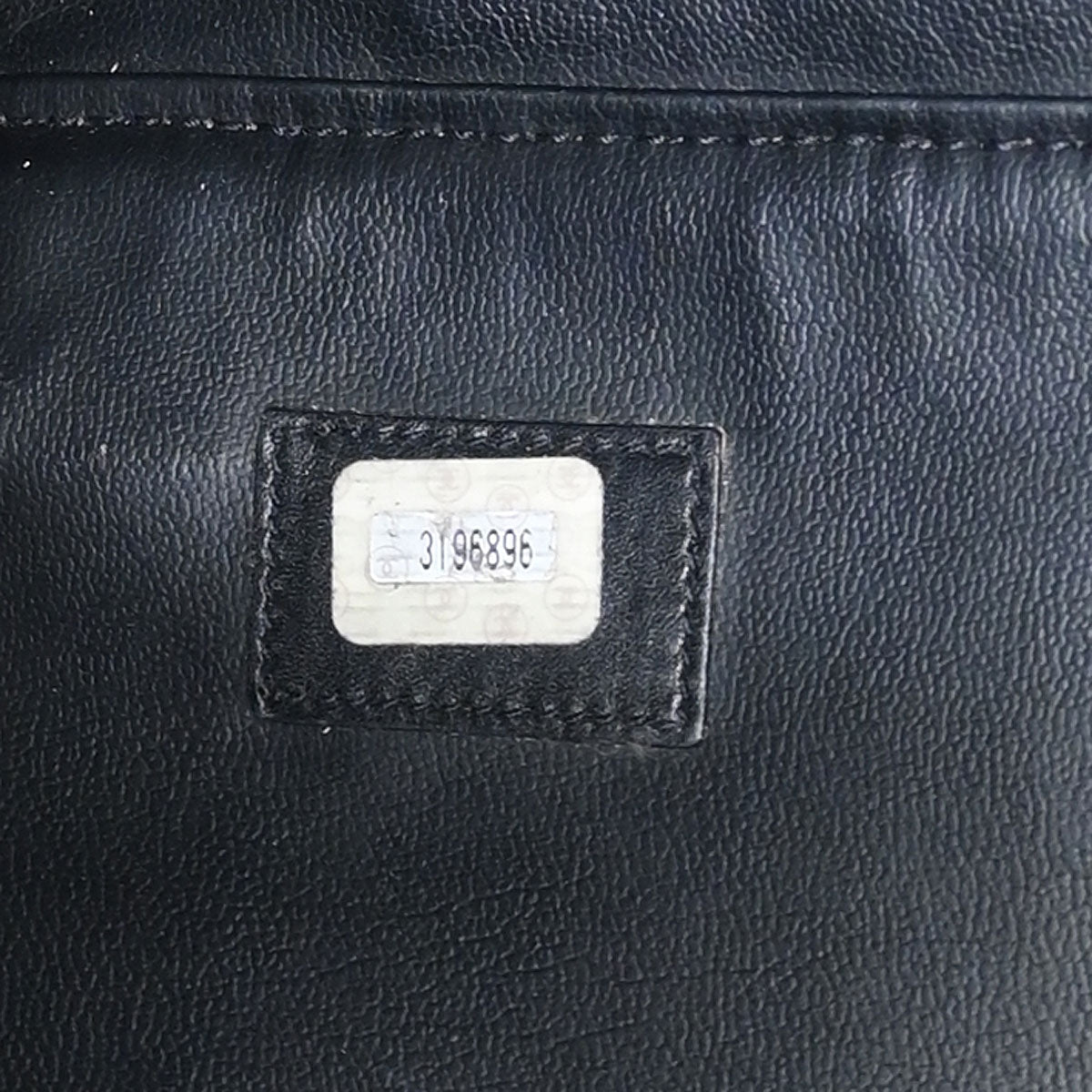 Chanel 1994-1996 Black Lambskin Bicolore 2way Duffle Handbag