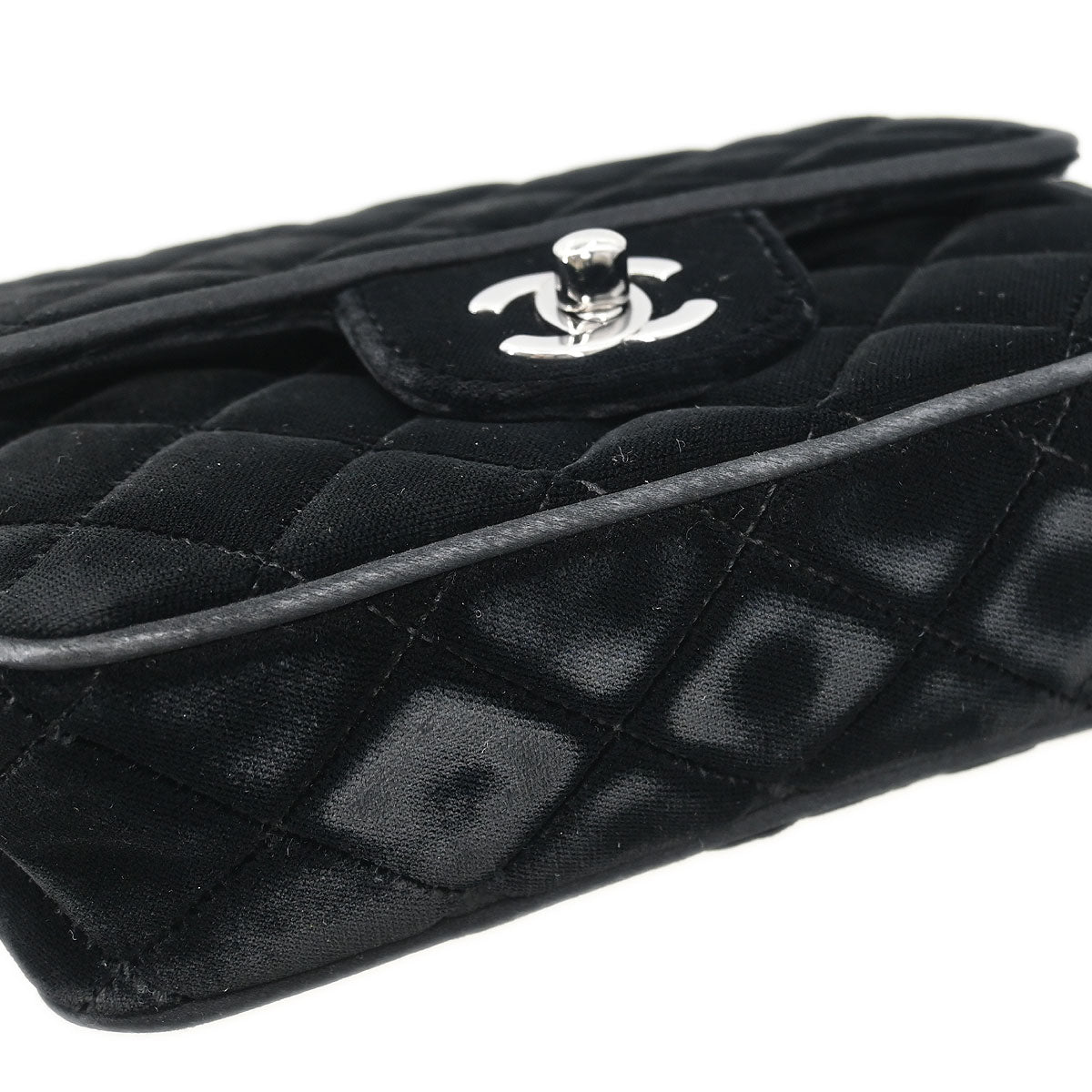 Chanel 2005-2006 Black Velvet Shoulder Bag
