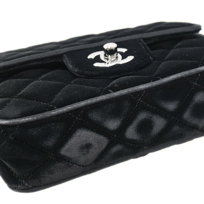 Chanel 2005-2006 Black Velvet Shoulder Bag