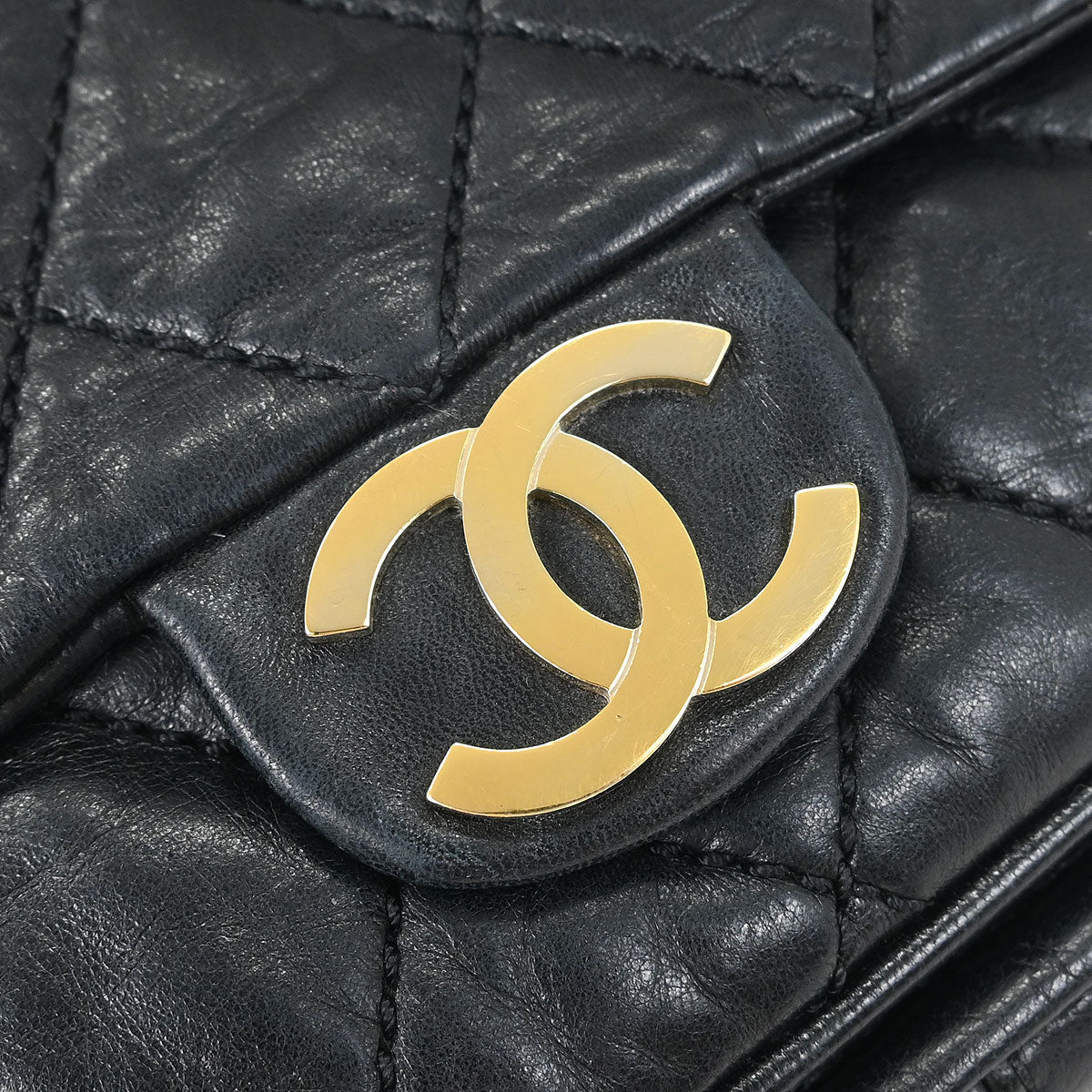 Chanel 2006-2008 Black Lambskin Handbag