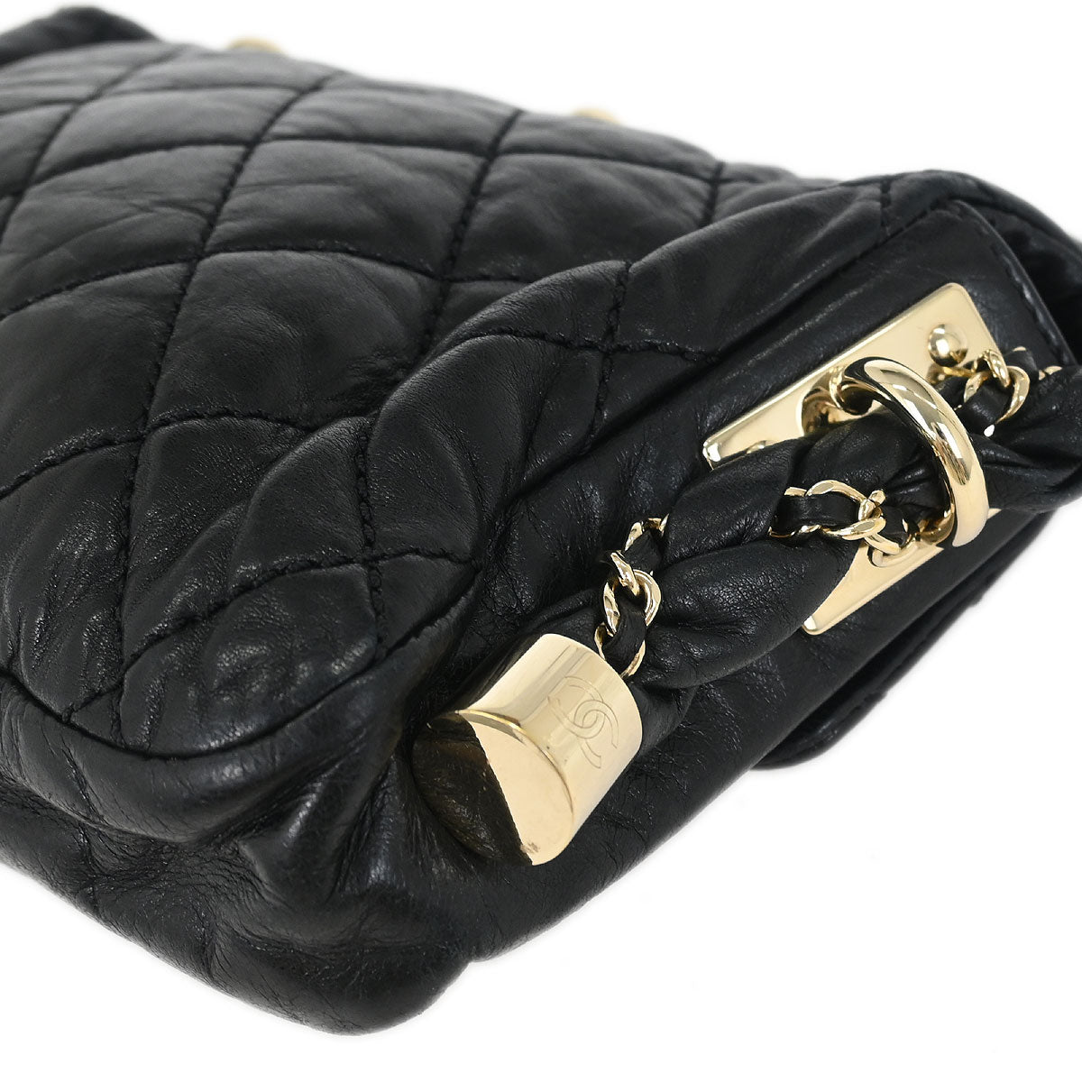 Chanel 2006-2008 Black Lambskin Handbag