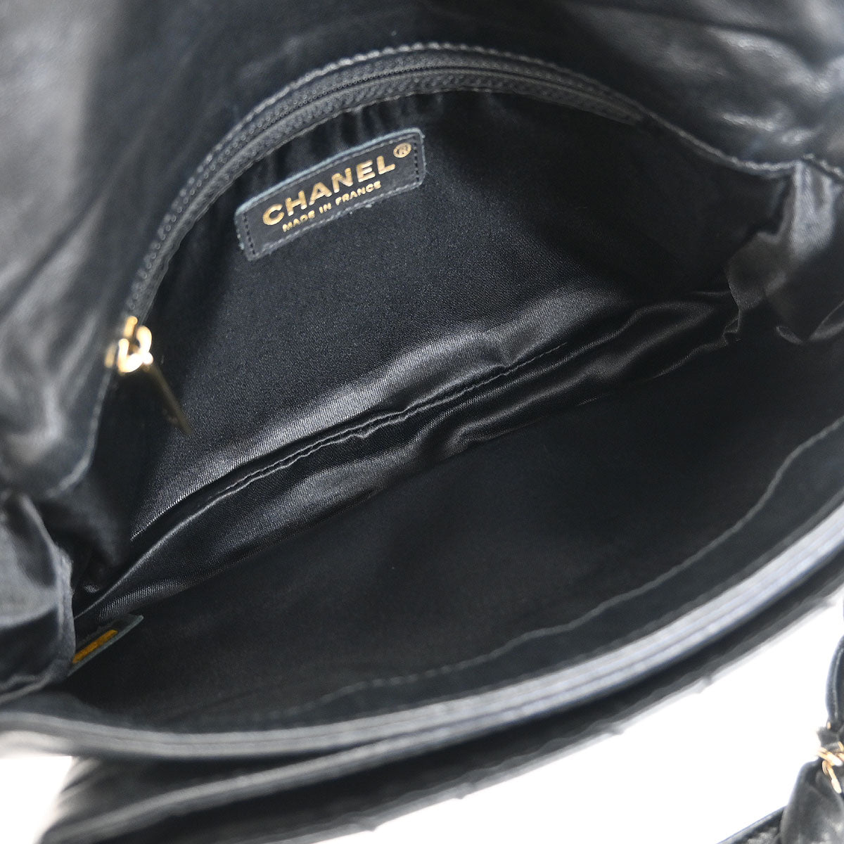 Chanel 2006-2008 Black Lambskin Handbag