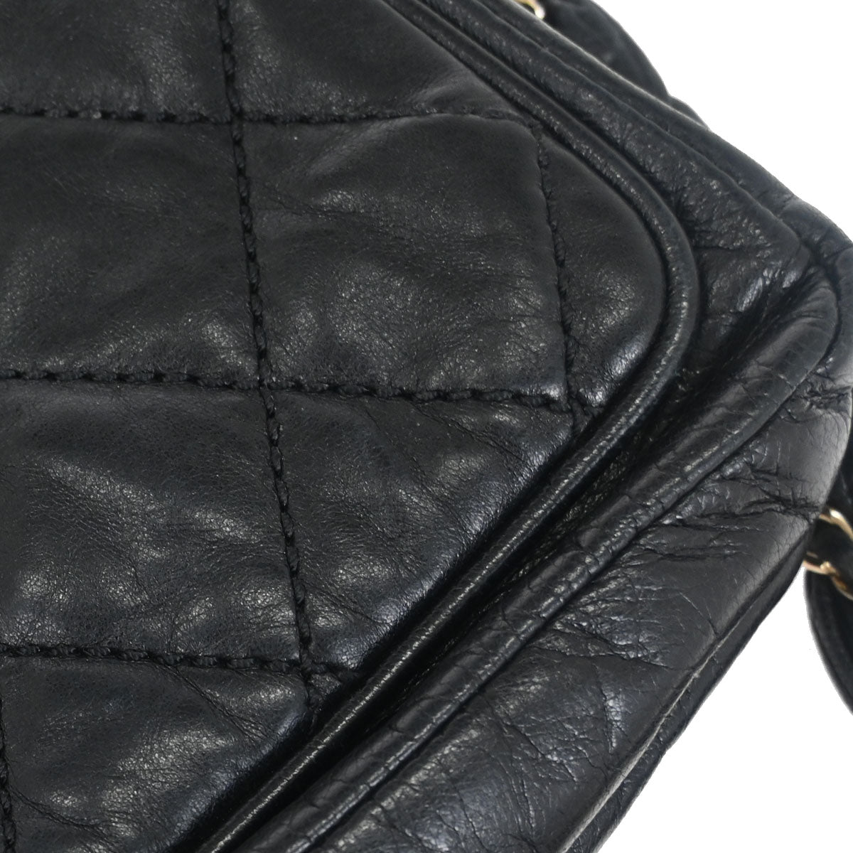 Chanel 2006-2008 Black Lambskin Handbag