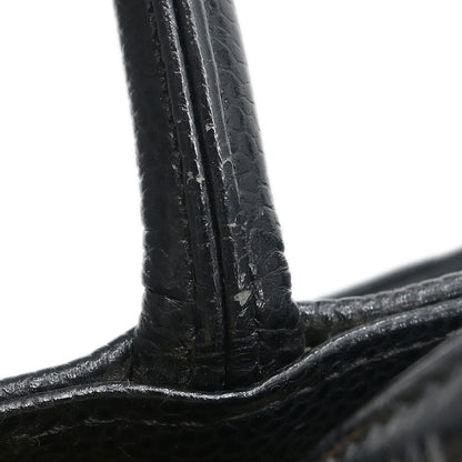 Chanel 2002-2003 Black Caviar Medallion Tote Handbag