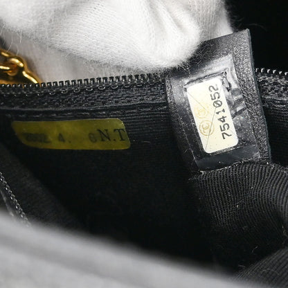 Chanel 2002-2003 Black Caviar Medallion Tote Handbag