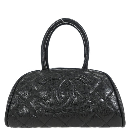 Chanel 2006-2008 Black Caviar Bowling Bag