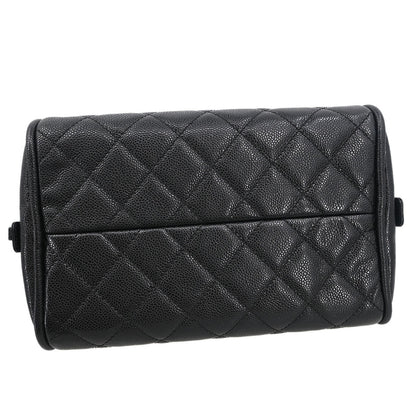 Chanel 2006-2008 Black Caviar Bowling Bag