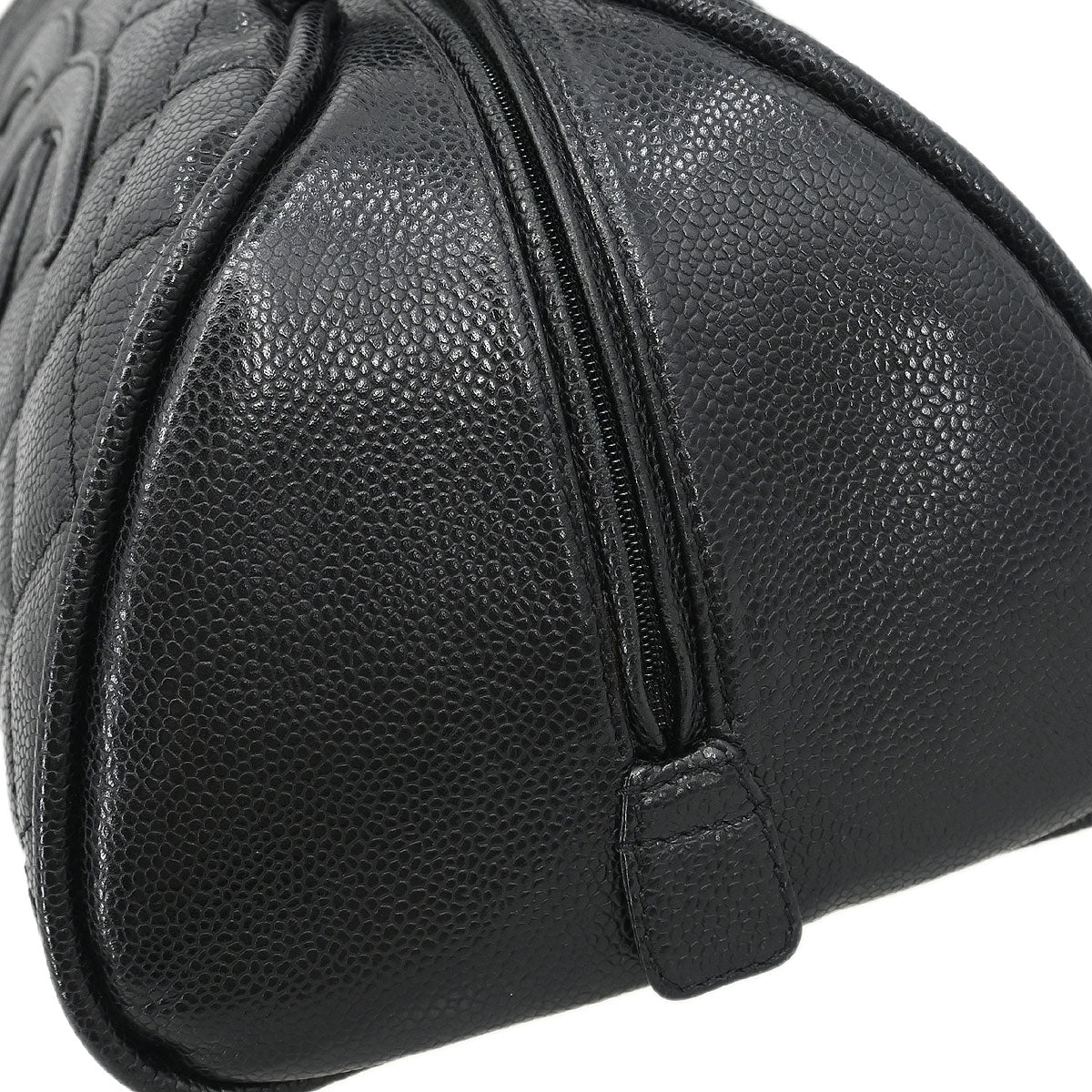 Chanel 2006-2008 Black Caviar Bowling Bag