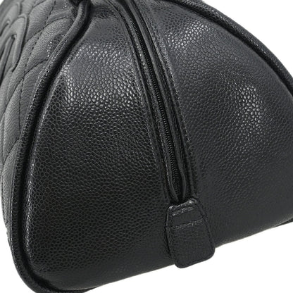 Chanel 2006-2008 Black Caviar Bowling Bag