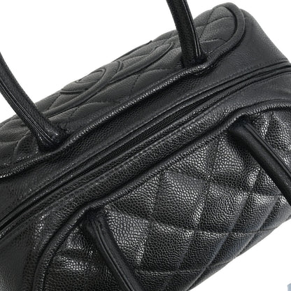 Chanel 2006-2008 Black Caviar Bowling Bag