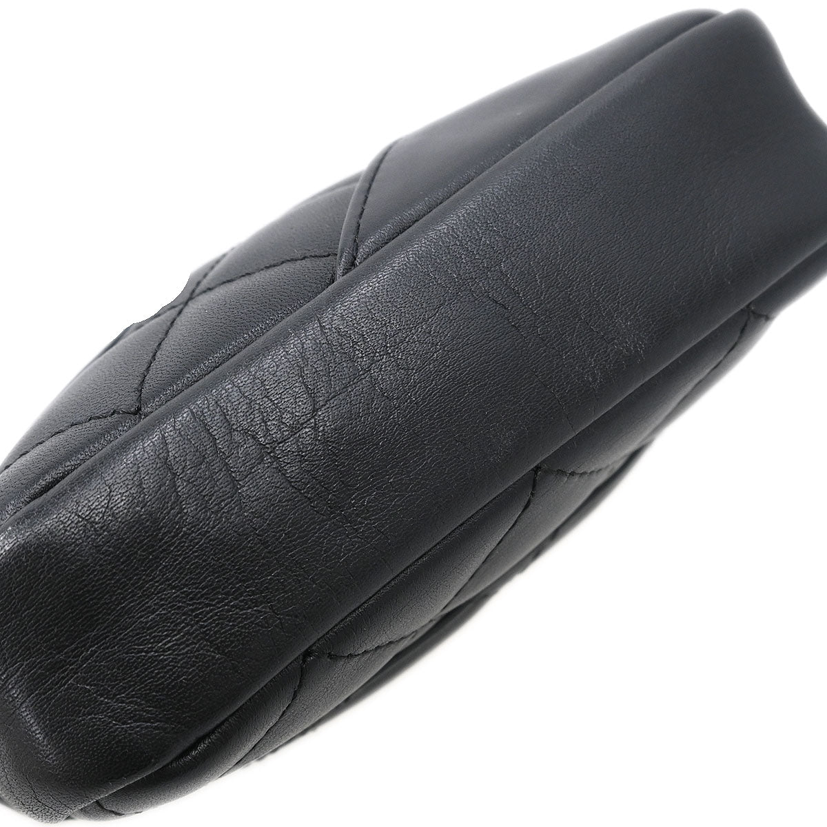 Chanel 2005-2006 Black Calfskin Cambon Ligne Shoulder Bag