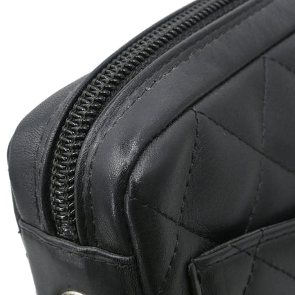 Chanel 2005-2006 Black Calfskin Cambon Ligne Shoulder Bag