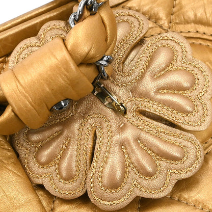 Chanel 2005-2006 Gold Lambskin Handbag