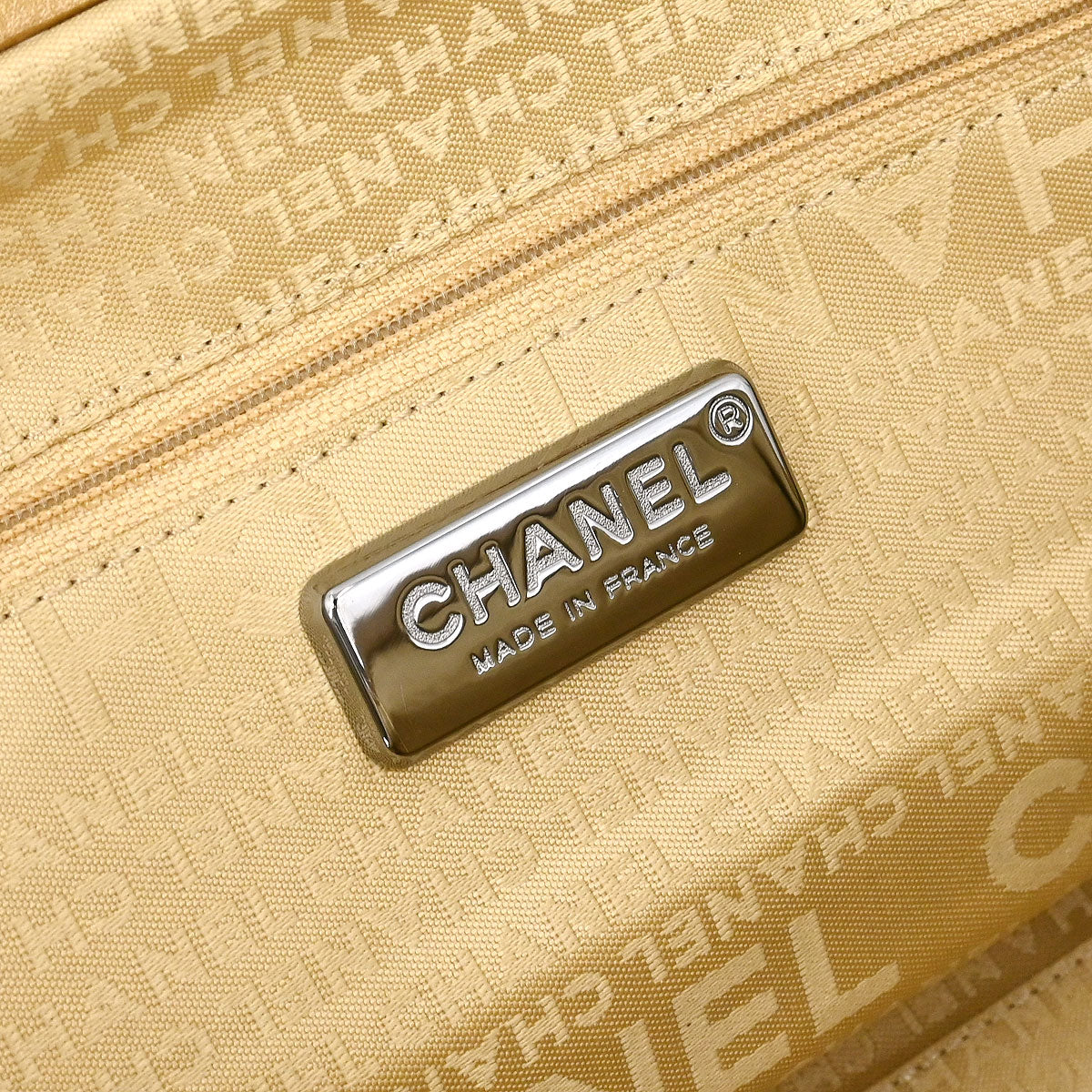 Chanel 2005-2006 Gold Lambskin Handbag