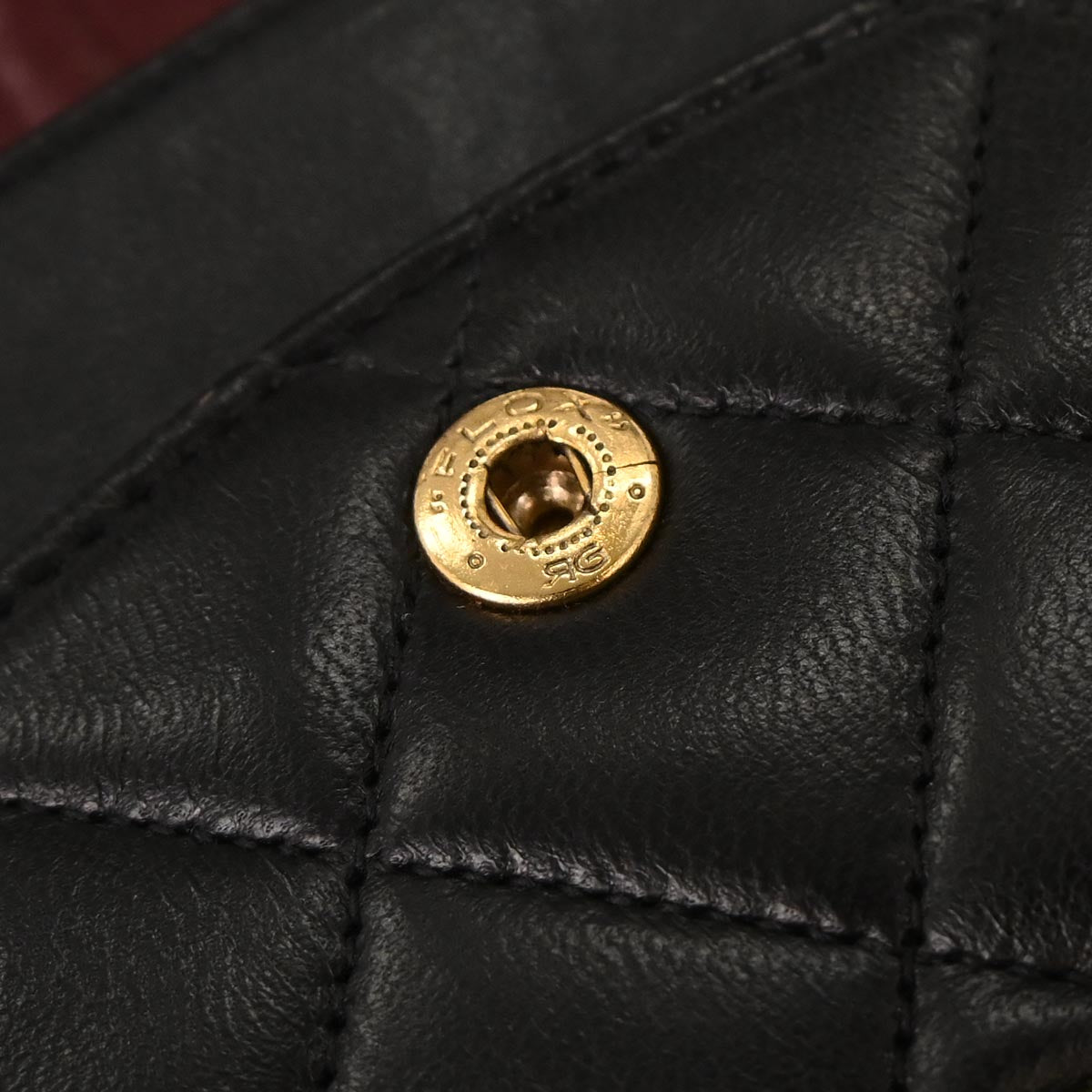 Chanel 1996-1997 Black Lambskin Medium Classic Double Flap Shoulder Bag