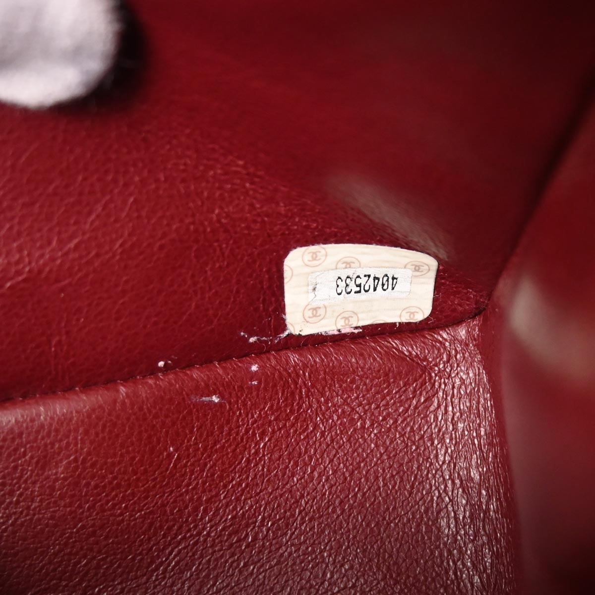 Chanel 1996-1997 Black Lambskin Medium Classic Double Flap Shoulder Bag