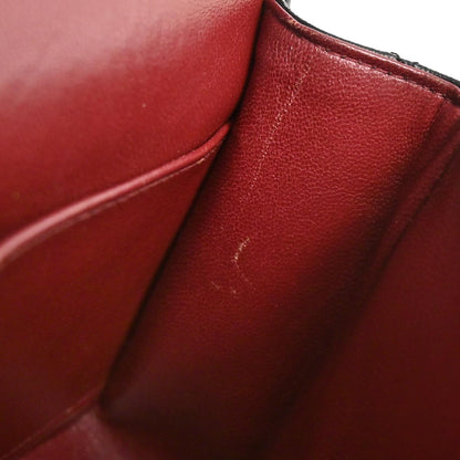 Chanel 1989-1991 Black Lambskin Small Classic Double Flap Shoulder Bag