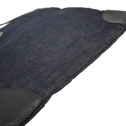 Prada Navy Denim Shoulder Bag