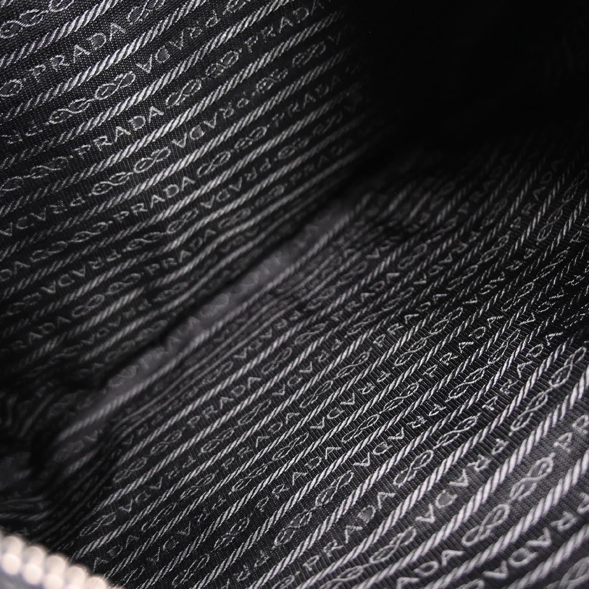 Prada Navy Denim Shoulder Bag