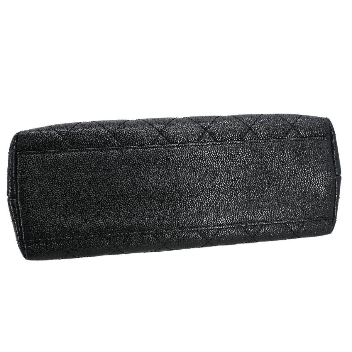 Chanel 2002-2003 Black Caviar Top Handle Handbag